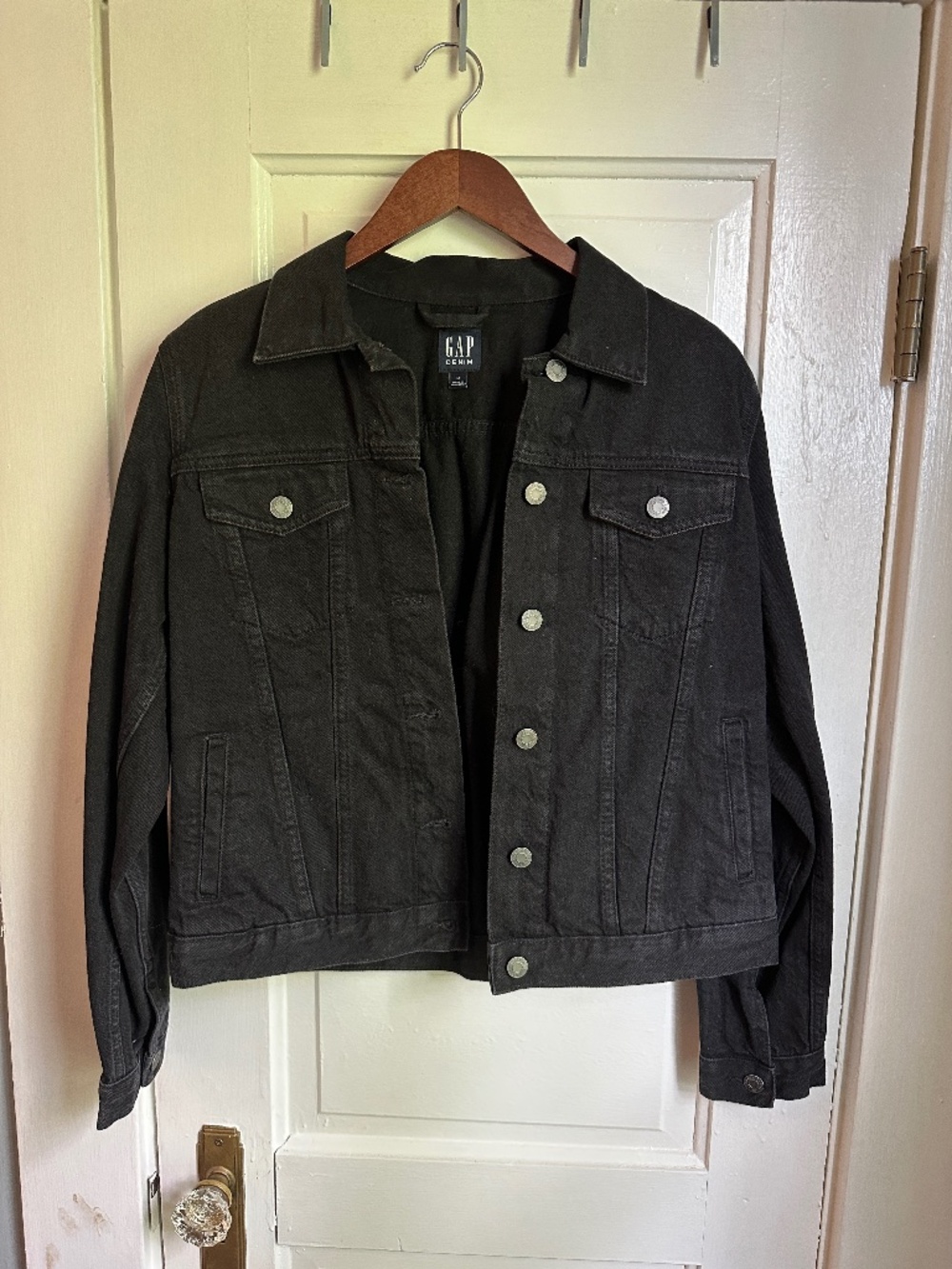 NWT Gap | Black Denim Jacket